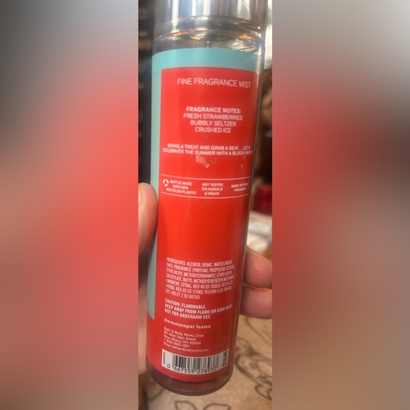 Strawberry soda bath body spray display perfume SOLD OUT rare sweet - Picture 3 of 7